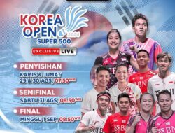 Leo/Bagas Siap Rebut Podium Tertinggi Hingga Korea Open 2024, Live Eksklusif Hingga iNews Besok Pukul 08.50 WIB