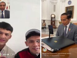 Momen Jokowi Video Call Veddriq dan Rizki, Peraih Medali Emas Evenbesar Paris 2024