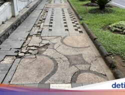 Trotoar Batik Ke Di Gedung Sate yang Tak Lagi Estetik