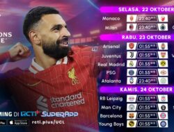 Live Pemutaran Online UCL Matchday 3 Di RCTI+, Ada Big Match Barcelona vs Bayern