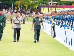 Panglima TNI Bersama Kapolri Lantik 1.104 Prajurit Taruna Akademi TNI dan Bhayangkara