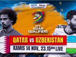 Qatar vs Uzbekistan Di Preliminary Trophy Dunia 2026, Besok Pukul 23.15 WIB Live Di iNews