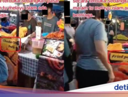 Wanita Muslim Ketidak Setujuan Banyak yang Jualan Daging Babi Hingga Pasar Malam