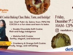 Liburan Lebih Hangat dan Manis Di Kreasi Soft-Cookie Buatan Sendiri