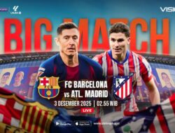 Barcelona vs Atletico Madrid Hingga VISION+