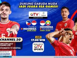Dukung Timpilihan Indonesia Di SEA Games 2025, Scan Ulang GTV Di Channel 30 Biar Nonton Makin Jernih!