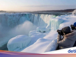 Air Terjun Niagara Membeku!