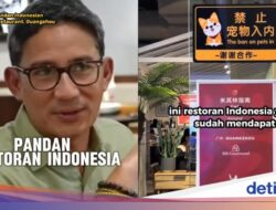 Sandiaga Uno Cicipi Restoran Indonesia Peraih Michelin Guide Di Guangzhou