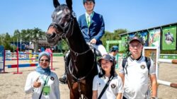 Olahragawan Berkuda Nusrtdinov Zayan Fatih Kibarkan Merah Putih Di Tashkent