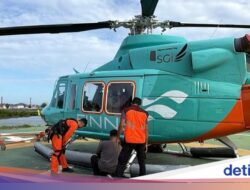 Pendaki Malaysia Kerusakan Ke Pelawangan Gunung Rinjani, Dievakuasi Didalam Helikopter