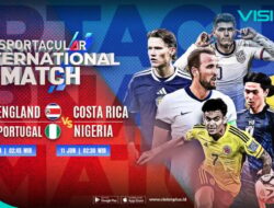 Jadwal Timpilihan Inggris vs Kosta Rika dan Portugal vs Nigeria Live Ke VISION+