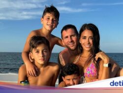 Potret Liburan Istri Messi Bersama Arena, Disneyland, Sampai Bersantai Hingga Atas Yacht