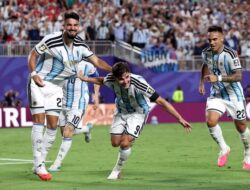 Argentina Lolos Di Semifinal Usai Taklukkan Swiss 3-1 Lewat Extra Time