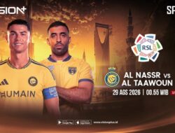 Jadwal Al Nassr vs Al Taawoun, Misi Pertahankan Puncak Klasemen Hingga VISION+