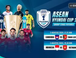 Indonesia vs Vietnam dan Kamboja vs Timor Leste