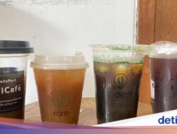 Adu Rasa 4 Es Minuman Kafein Peach Americano, Mana yang Paling Segar dan Nikmat?